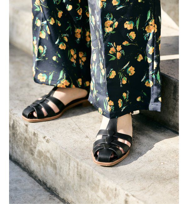 SLOBE IENA「SLOBE レザーグルカサンダル」|サンダル|