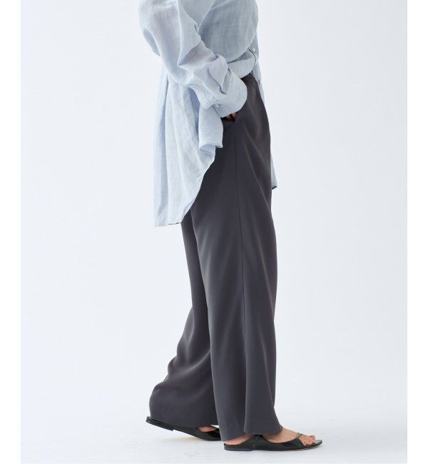 IENA「ダブルサテンイージーパンツ」|その他|