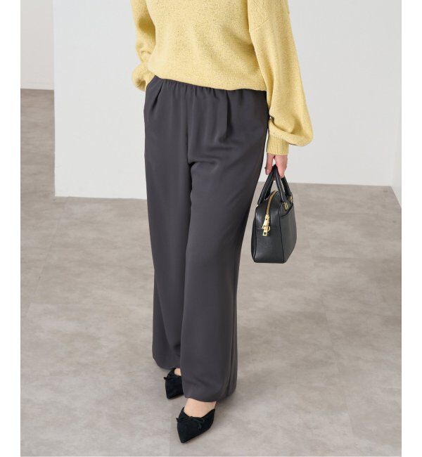 IENA「ダブルサテンイージーパンツ」|その他|