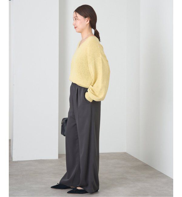 IENA「ダブルサテンイージーパンツ」|その他|