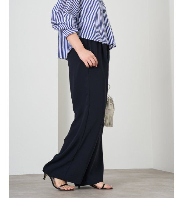 IENA「ダブルサテンイージーパンツ」|その他|