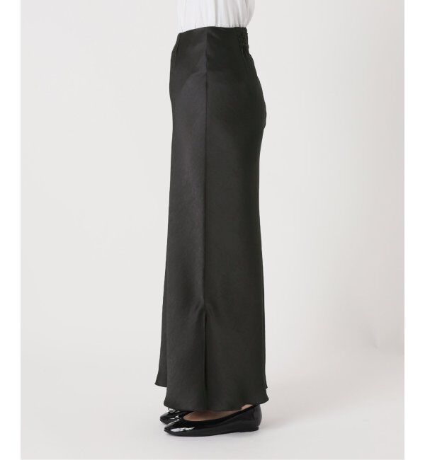 IENA「《追加11》ダブルサテンスカート」|スカート|