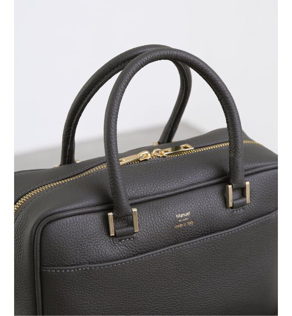 IENA「《追加4》Manuel MILANO/マニュエルミラノ レザーバッグ」|ハンドバッグ|