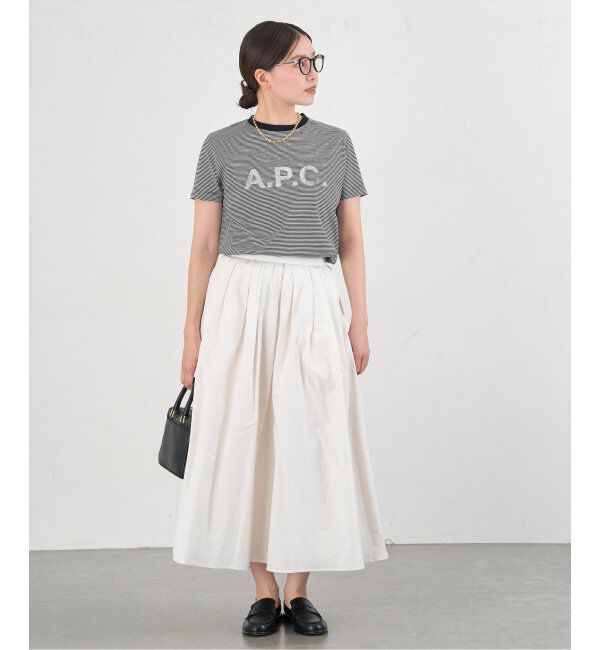 IENA「《追加》タフタフレアスカート」|スカート|