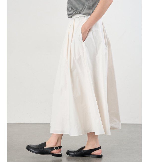 IENA「《追加》タフタフレアスカート」|スカート|