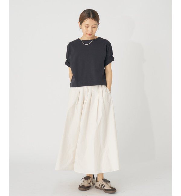 IENA「《追加》タフタフレアスカート」|スカート|