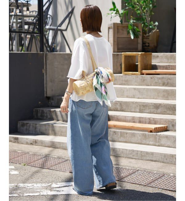 IENA「《追加3予約》LEVITA コットンハーフスリーブプルオーバー」|ニット・セーター|