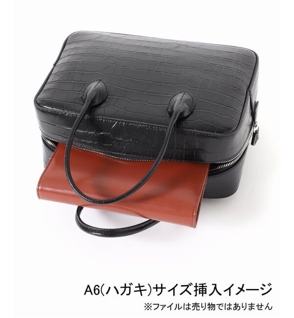 VERMEIL par iena「MAISON CANAU メゾン カナウ ボックスボストンM MCLH3DB1」|ボストンバッグ|