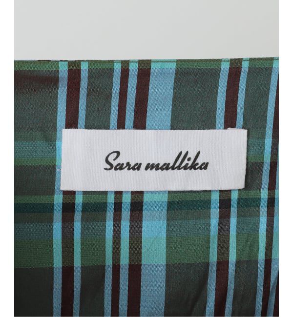 SLOBE IENA「sara mallika/サラ マリカ マドラスチェックドレス」|ワンピース|