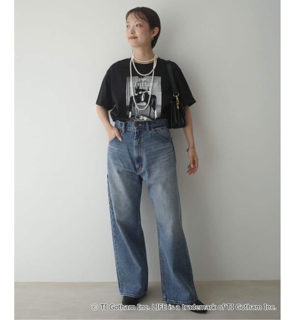 SLOBE IENA「《WEB限定/追加2予約》GOOD ROCK SPEED SLOBE別注 LIFE PC PHOTO TEE1」|Tシャツ・カットソー|