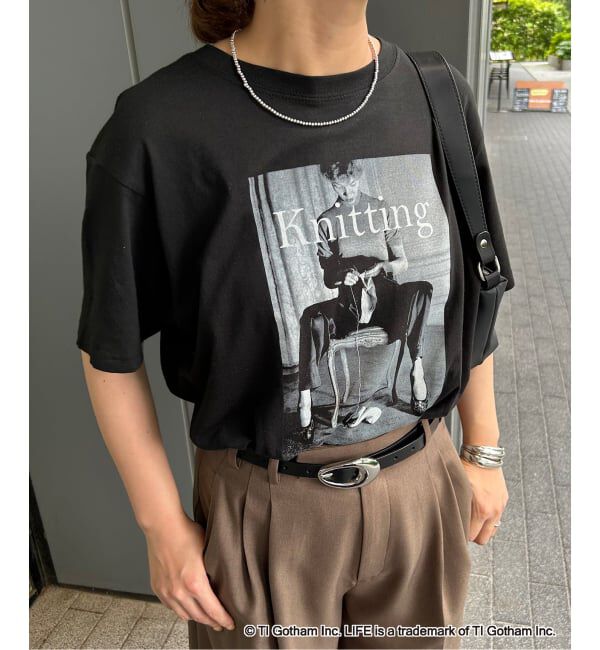 SLOBE IENA「《WEB限定/追加2予約》GOOD ROCK SPEED SLOBE別注 LIFE PC PHOTO TEE1」|Tシャツ・カットソー|
