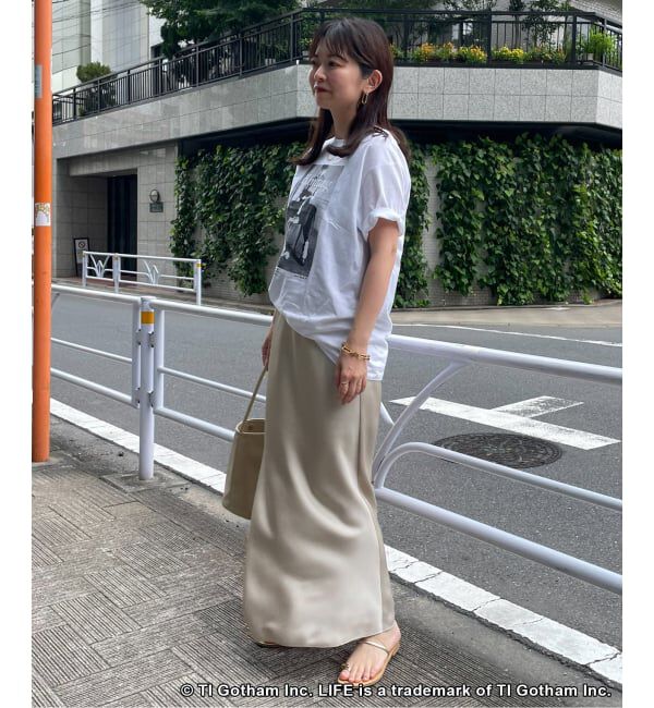 SLOBE IENA「《WEB限定/追加2予約》GOOD ROCK SPEED SLOBE別注 LIFE PC PHOTO TEE1」|Tシャツ・カットソー|
