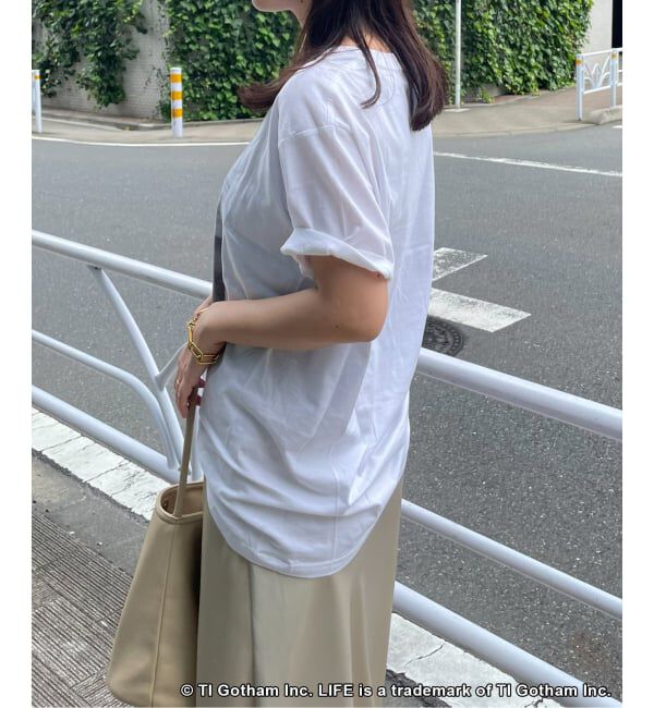 SLOBE IENA「《WEB限定/追加2予約》GOOD ROCK SPEED SLOBE別注 LIFE PC PHOTO TEE1」|Tシャツ・カットソー|