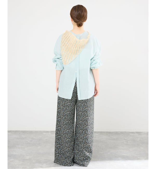 IENA「《新色/WEB限定/追加3》ラミーリヨセルノーカラーブラウス」|シャツ・ブラウス|