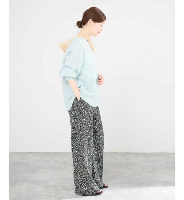 IENA「《新色/WEB限定/追加3》ラミーリヨセルノーカラーブラウス」|シャツ・ブラウス|