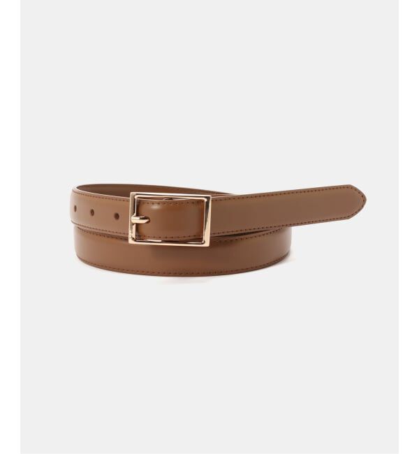 SLOBE IENA「《追加予約》SLOBE スクエアステッチベルト」|ベルト|