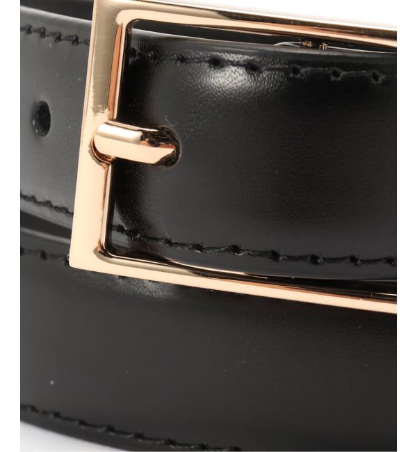 SLOBE IENA「《追加予約》SLOBE スクエアステッチベルト」|ベルト|