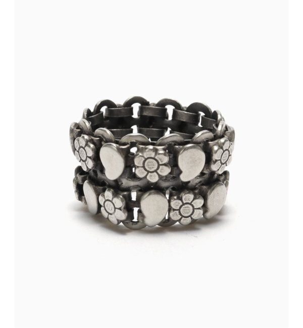 EDIFICE「THARU SILVER(タルー シルバー)  Double Ring FLOWER」|リング|