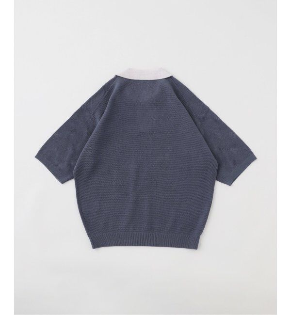 EDIFICE「メッシュ ハーフスリーブ スキッパー」|ニット・セーター|