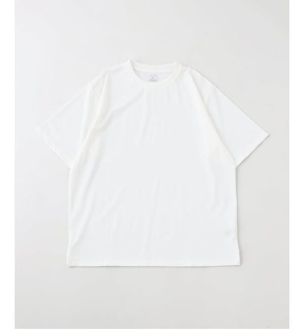 EDIFICE「E. SILK MIX JQ NECK Tシャツ」|Tシャツ・カットソー|ホワイト