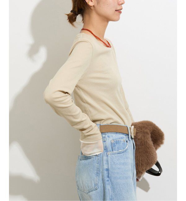 JOURNAL STANDARD relume「《追加/2枚セット》3WAYチュールレイヤードTシャツ」|Tシャツ・カットソー|