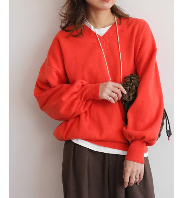 JOURNAL STANDARD relume「コットンフルニードルVネックプルオーバー」|ニット・セーター|