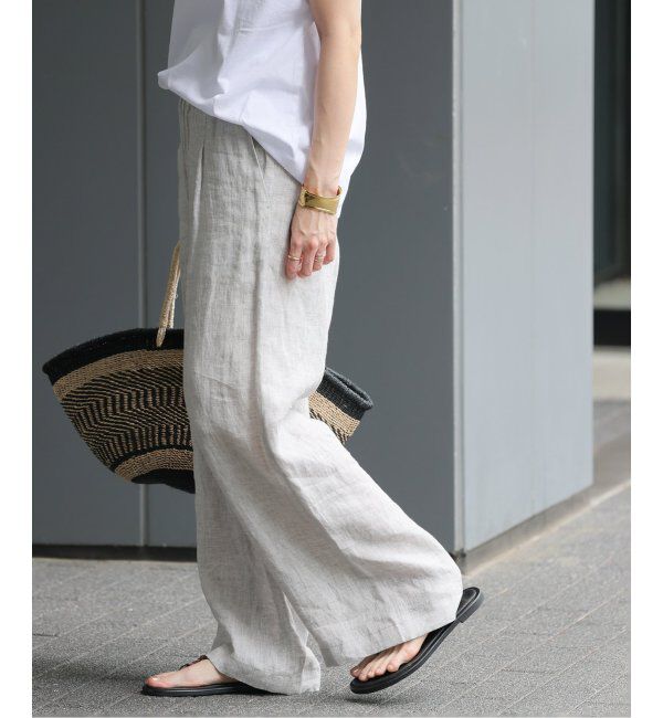 JOURNAL STANDARD relume「《追加》手洗い可 / No.14フレンチリネンワイドイージー」|その他|