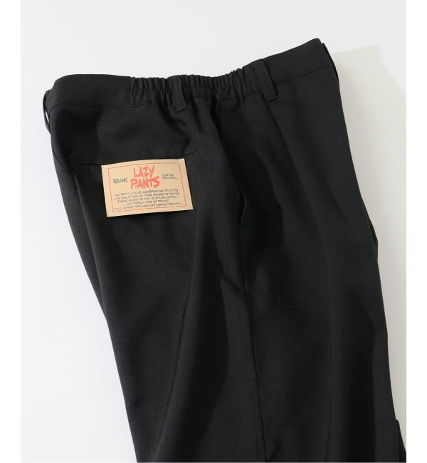 JOURNAL STANDARD relume「バルジ ツイル &rdquo;レイジー&rdquo; 1タック スラックス」|スラックス|ブラック