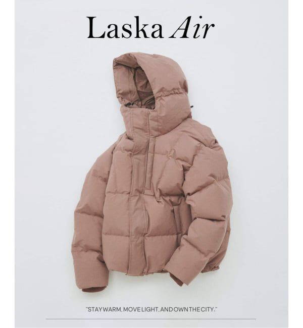 JOURNAL STANDARD「LASKAair / ラスカ エアー フード ダウン」|ダウン|オールドブラウン