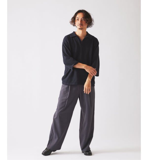 JOURNAL STANDARD relume「バルジ ツイル 1タック &rdquo;レイジー&rdquo; ライトスラックス」|スラックス|