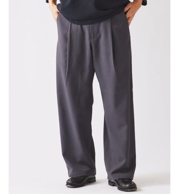 JOURNAL STANDARD relume「バルジ ツイル 1タック &rdquo;レイジー&rdquo; ライトスラックス」|スラックス|