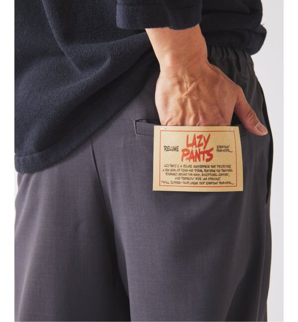 JOURNAL STANDARD relume「バルジ ツイル 1タック &rdquo;レイジー&rdquo; ライトスラックス」|スラックス|