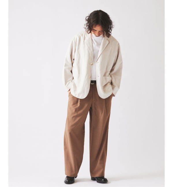 JOURNAL STANDARD relume「バルジ ツイル 1タック &rdquo;レイジー&rdquo; ライトスラックス」|スラックス|