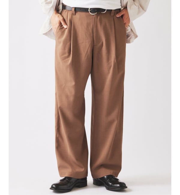 JOURNAL STANDARD relume「バルジ ツイル 1タック &rdquo;レイジー&rdquo; ライトスラックス」|スラックス|