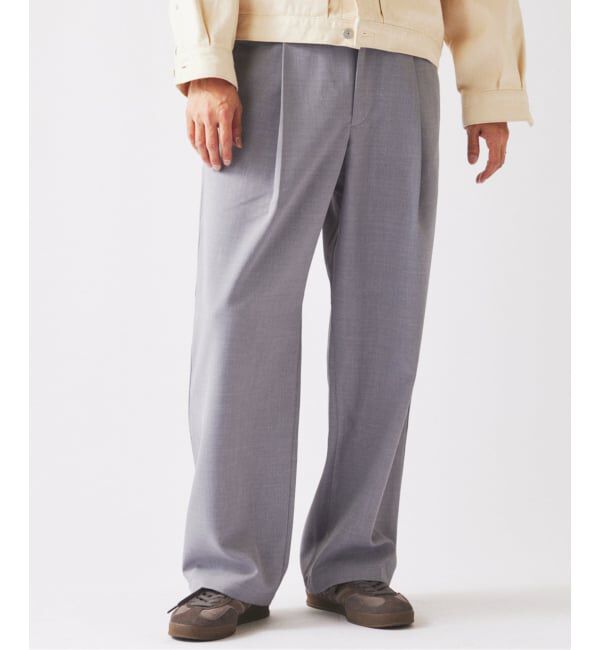 JOURNAL STANDARD relume「バルジ ツイル 1タック &rdquo;レイジー&rdquo; ライトスラックス」|スラックス|