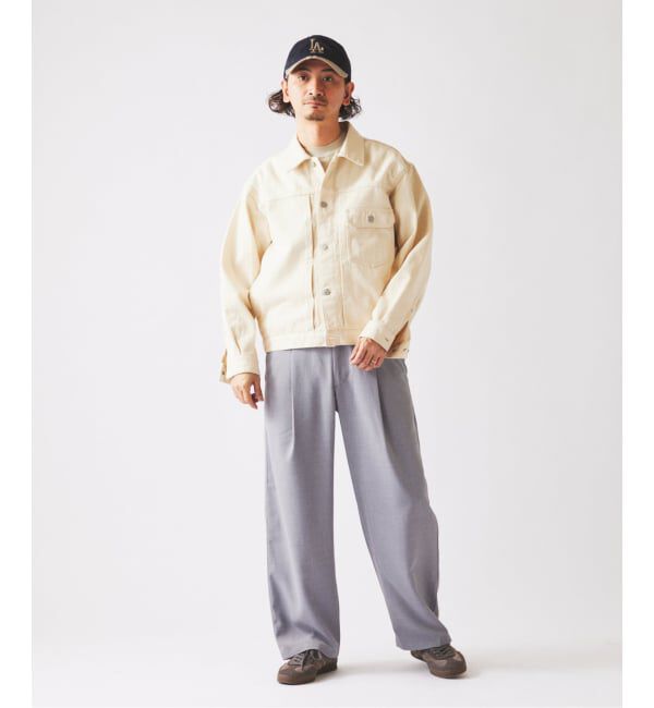 JOURNAL STANDARD relume「バルジ ツイル 1タック &rdquo;レイジー&rdquo; ライトスラックス」|スラックス|