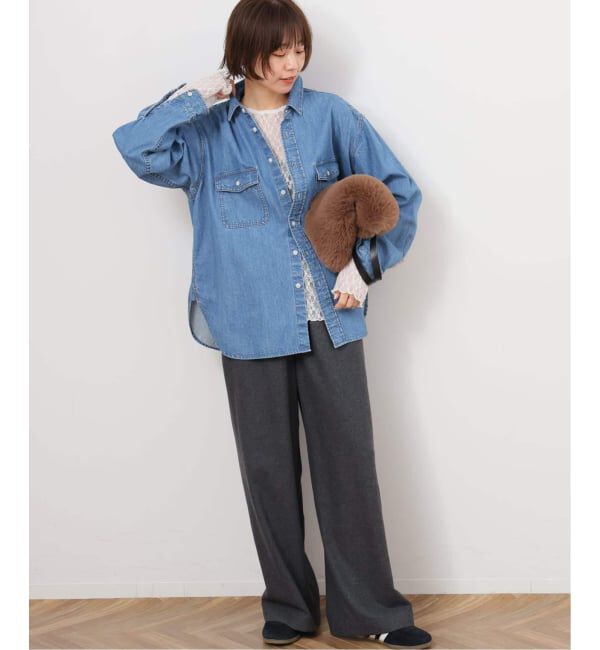 JOURNAL STANDARD relume「《WEB限定追加予約3》フラワーシアーレースロングスリーブ」|Tシャツ・カットソー|