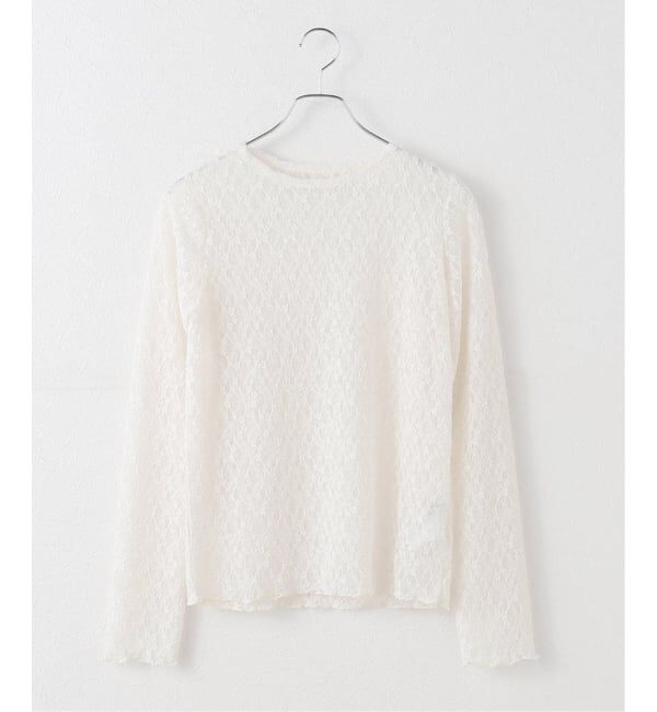 JOURNAL STANDARD relume「《WEB限定追加予約3》フラワーシアーレースロングスリーブ」|Tシャツ・カットソー|