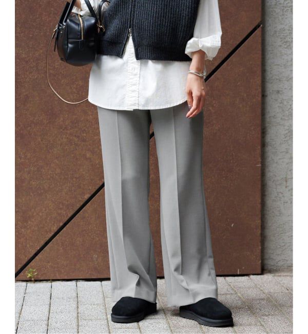 FRAMeWORK「≪追加≫セミフレアパンツ3」|スラックス|