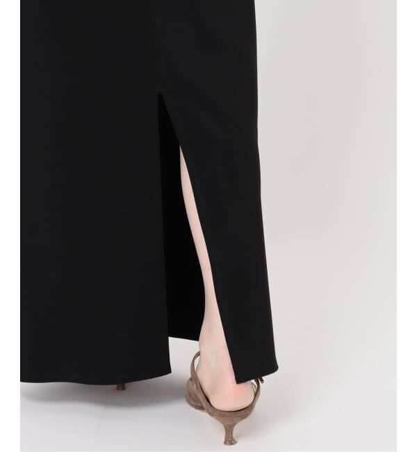 NOBLE「《追加》【洗える】コンフォートジャージーライクタイトスカート 3」|スカート|