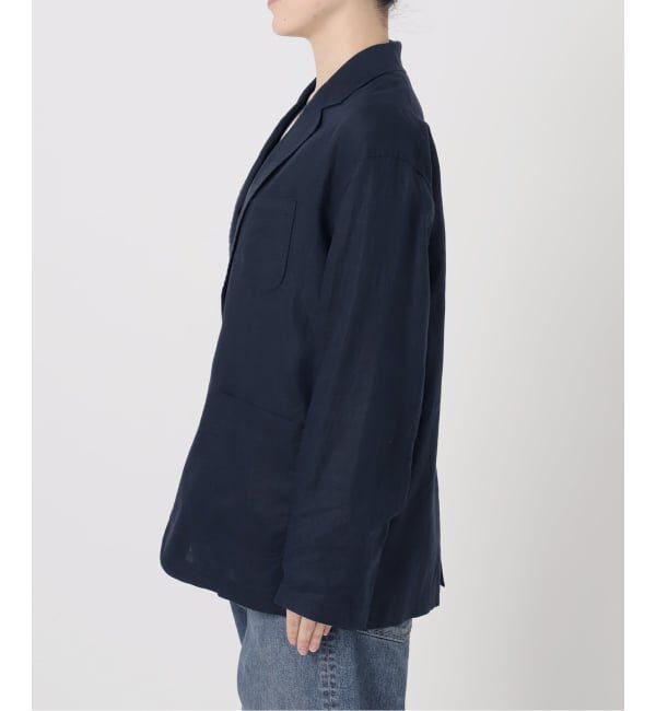 FRAMeWORK「ソフトリネンライトジャケット」|テーラードジャケット|