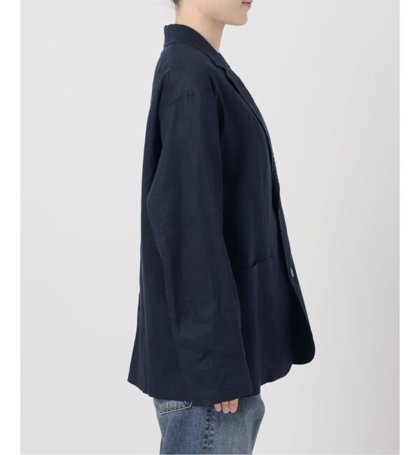 FRAMeWORK「ソフトリネンライトジャケット」|テーラードジャケット|