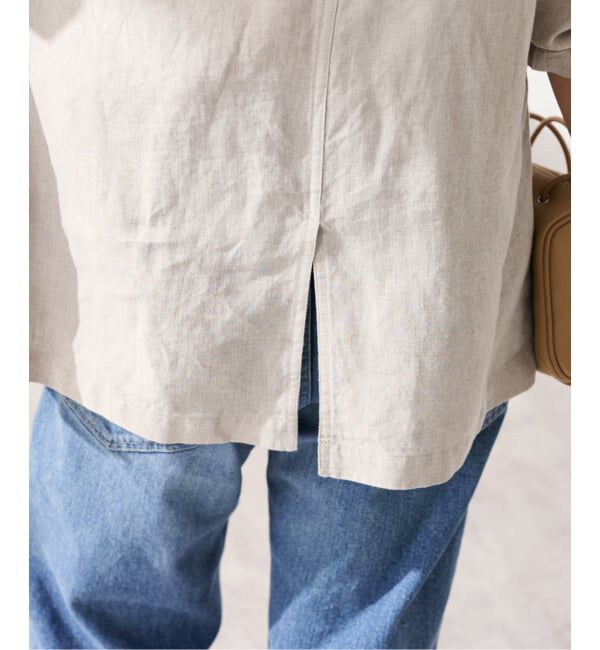 FRAMeWORK「ソフトリネンライトジャケット」|テーラードジャケット|