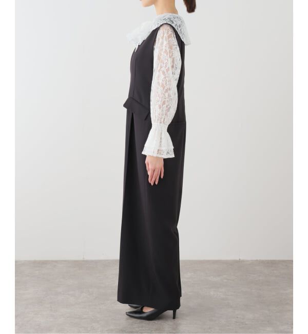  「フリルシャツセットオールインワン」|オールインワン|