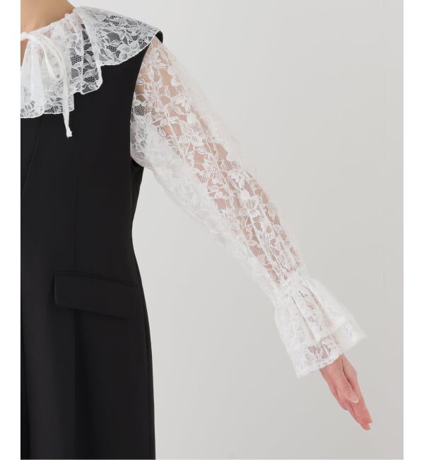  「フリルシャツセットオールインワン」|オールインワン|