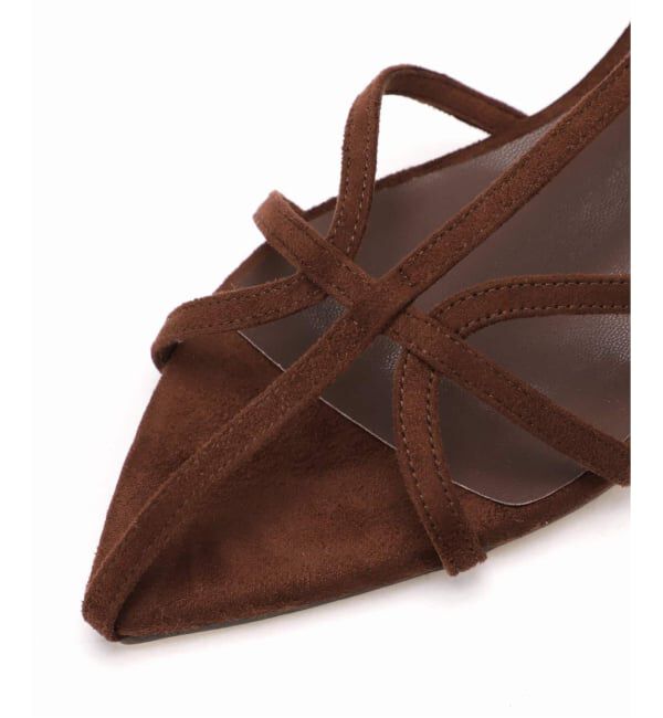  「《追加》3.5cmナローストラップサンダル」|サンダル|