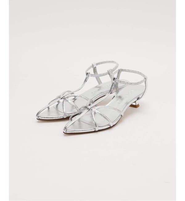  「《追加》3.5cmナローストラップサンダル」|サンダル|