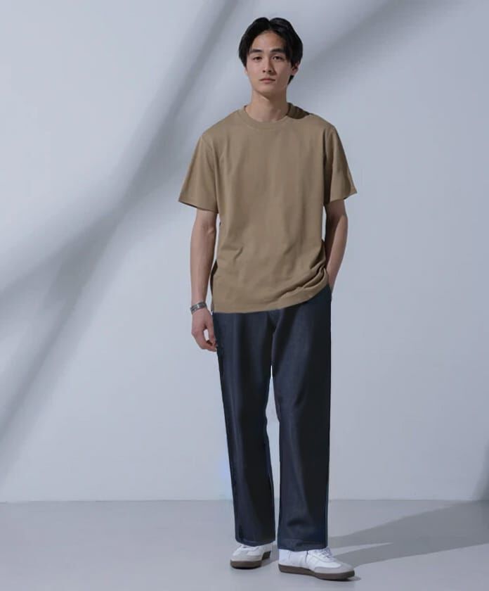 nano･universe「Anti Soaked(R)汗染み防止 クルーネックTシャツ」|Tシャツ・カットソー|