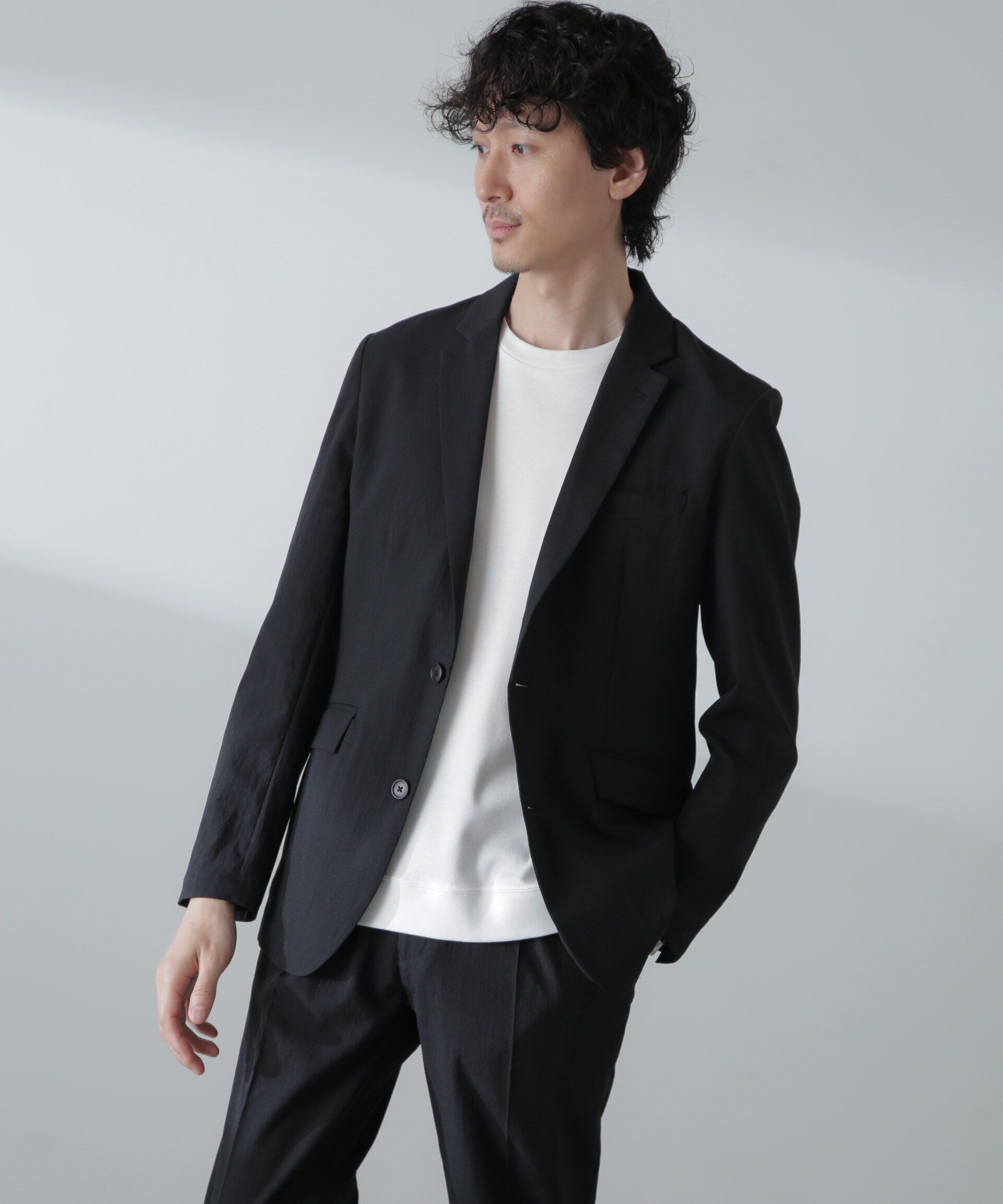 nano･universe「「Damerino」Air ワルツ DotAir(R)撥水ストレッチセットアップ」|スーツ|