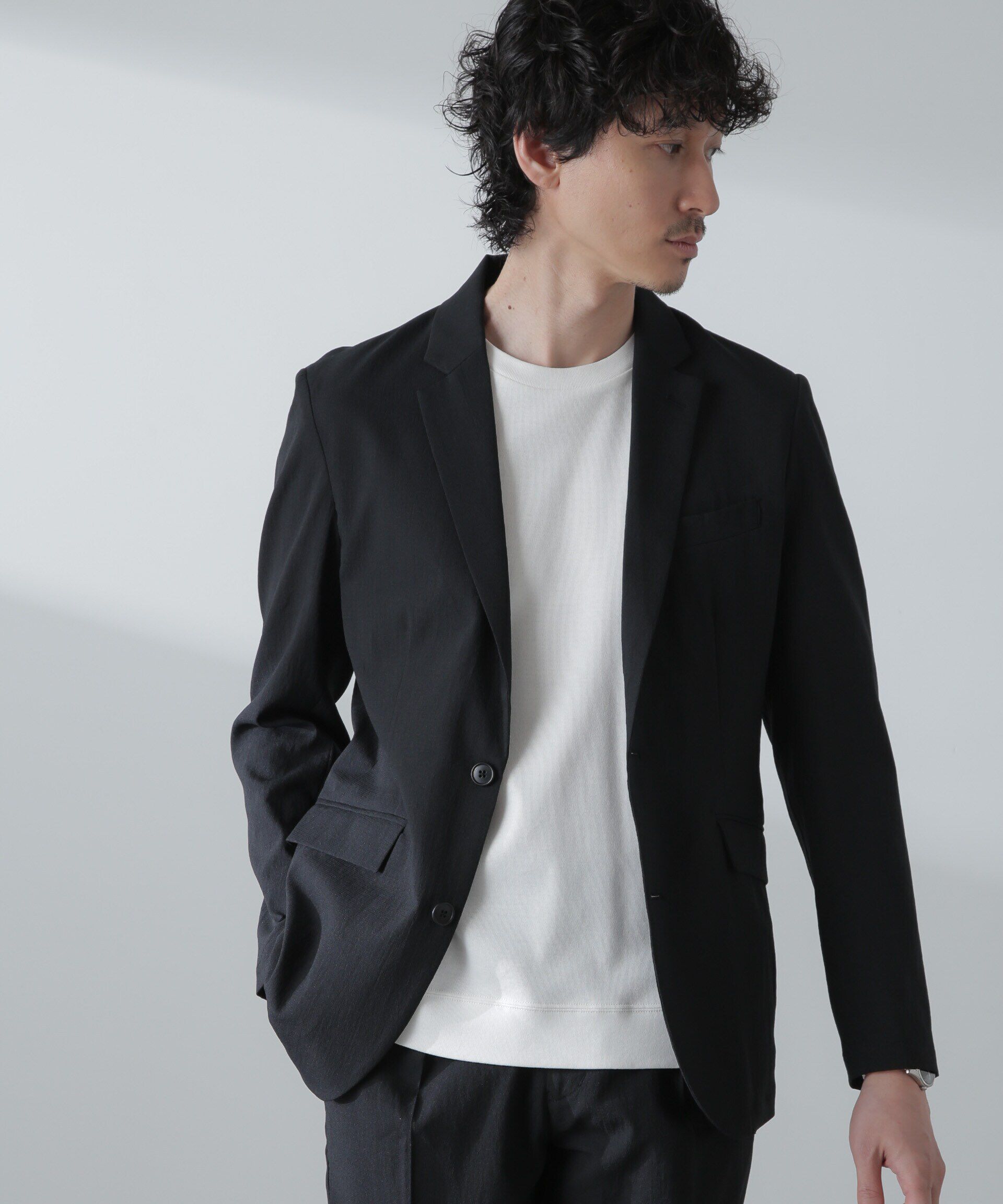 nano･universe「「Damerino」Air ワルツ DotAir(R)撥水ストレッチセットアップ」|スーツ|